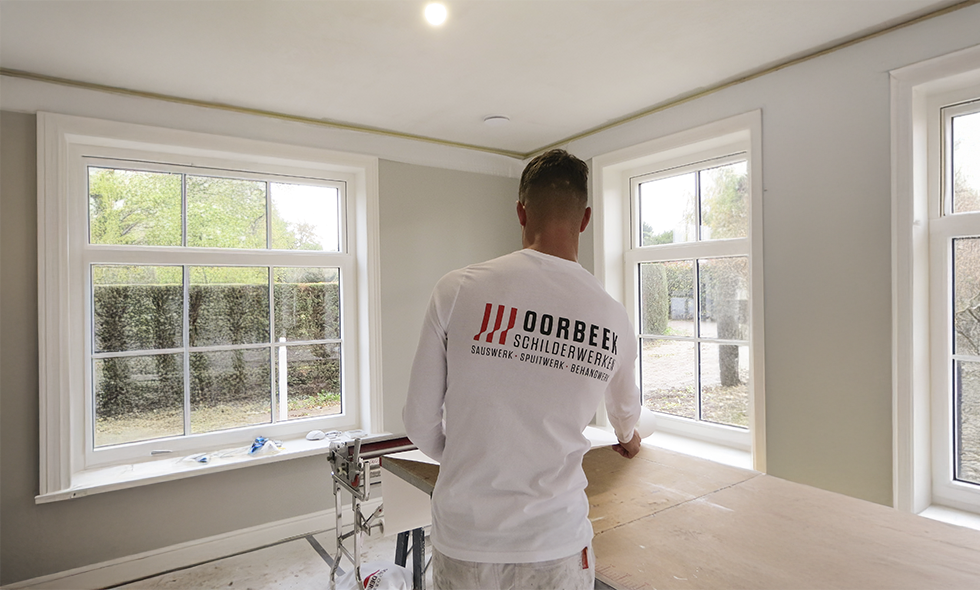 Behangwerk-oorbeek-schilderwerken Verven spuiten